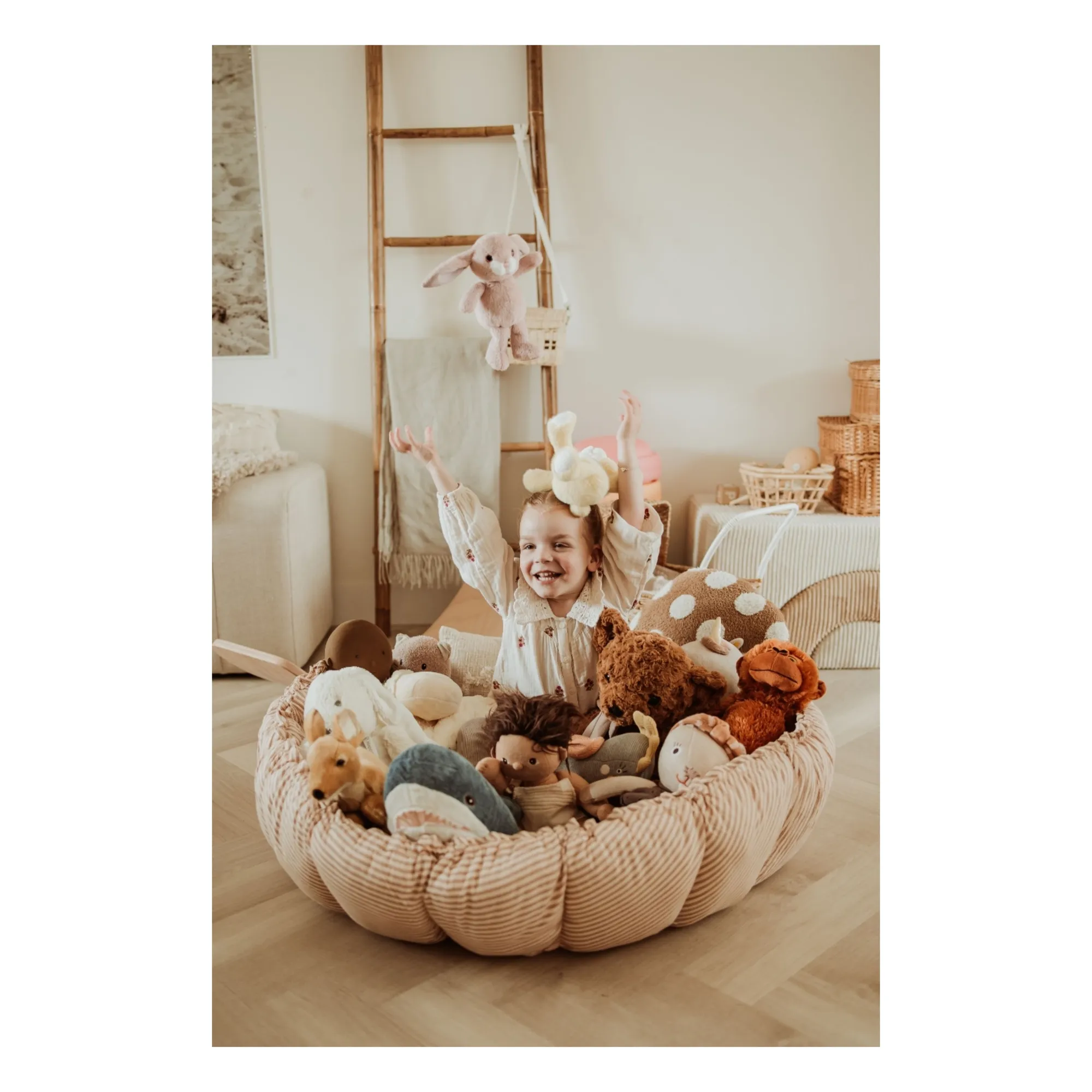 Tapis d'éveil Coco - Rayures | Ocre- Image produit n°8