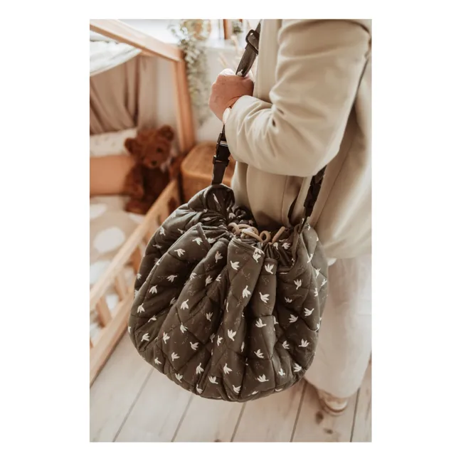 Noomad Tasche / Krabbeldecke - Vögel | Khaki