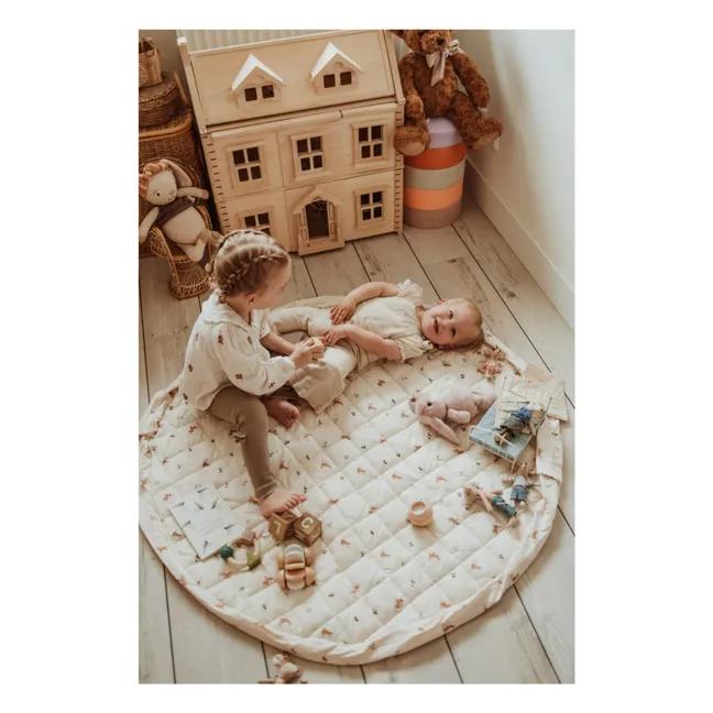 Noomad Tasche / Krabbeldecke - Häschen | Nude