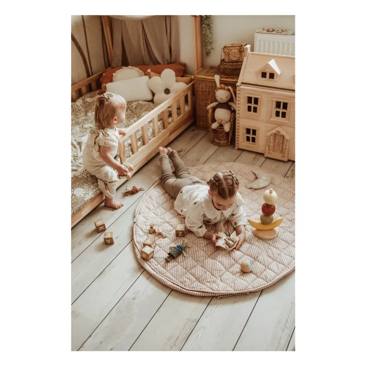 Saco / colchoneta para niños pequeños Noomad - Stripes | Ocre- Imagen del producto n°2