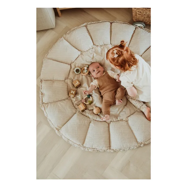 Tapis d'éveil Coco - Rayures | Bleu