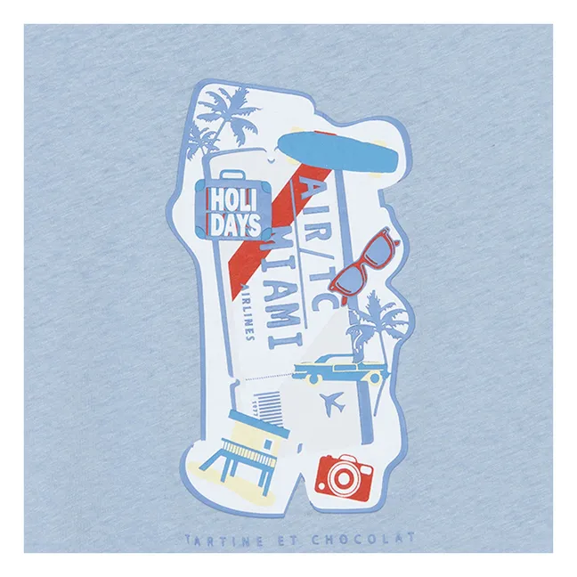 T-shirt Miami | Bleu Clair