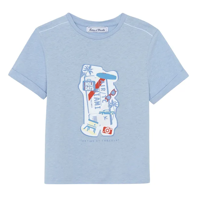Camiseta Miami | Azul Claro