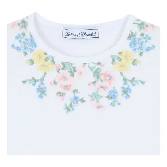 Camiseta bordada | Blanco