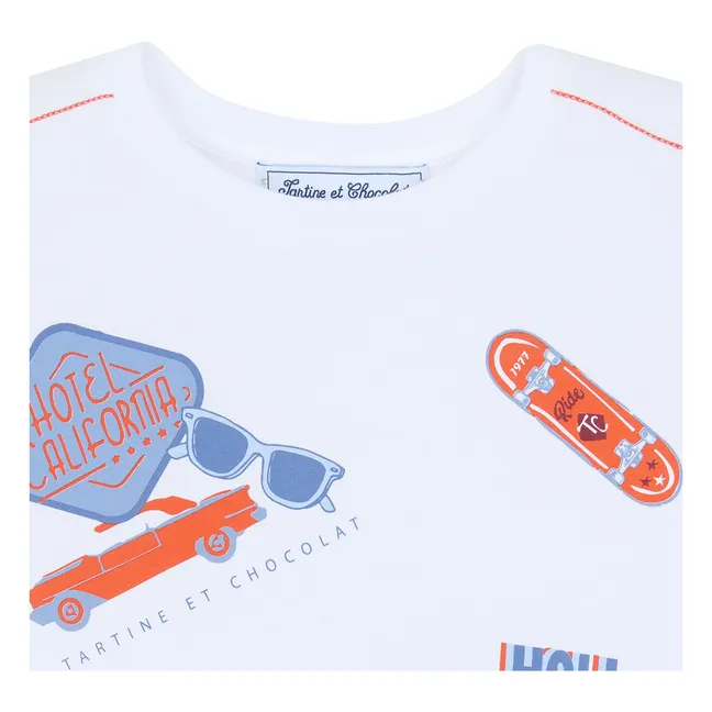 Vacaciones Camiseta | Blanco