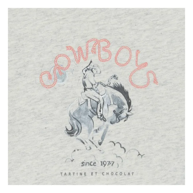 Camiseta Horse | Gris Jaspeado