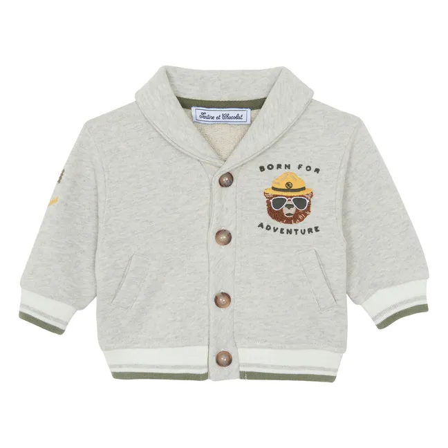 Bear vest | Heather grey