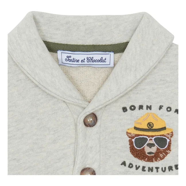Bear vest | Heather grey