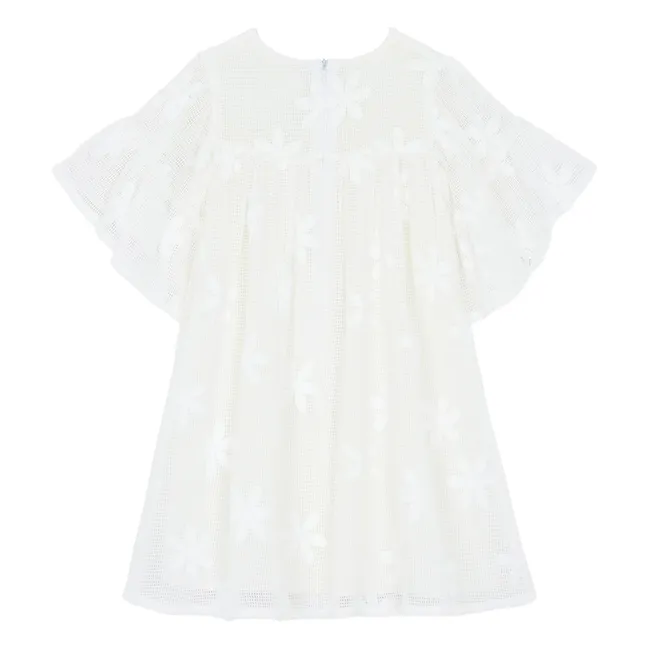 Abito Camomille Pointelle | Ecru