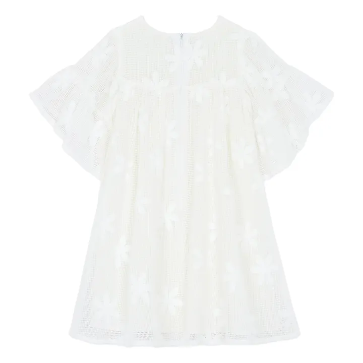 Robe Camomille Pointelle | Ecru- Image produit n°1