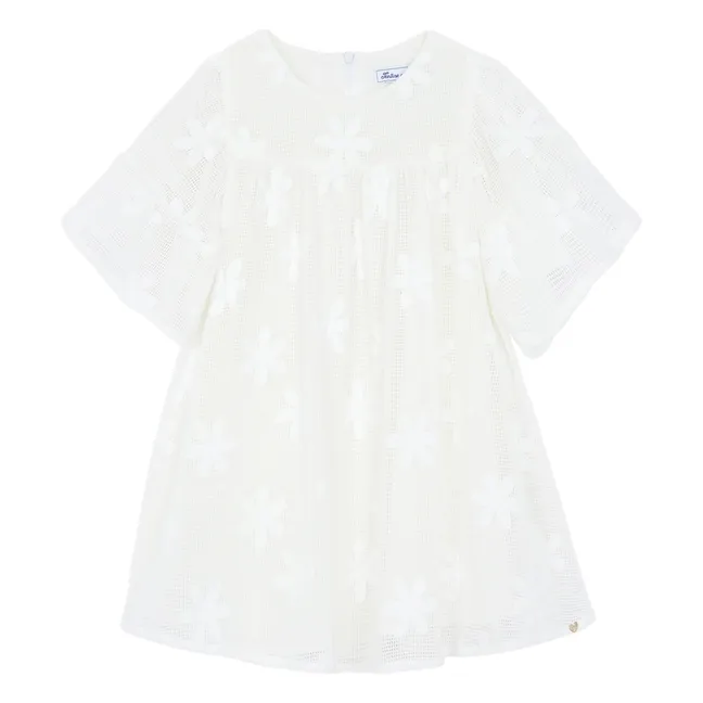 Abito Camomille Pointelle | Ecru