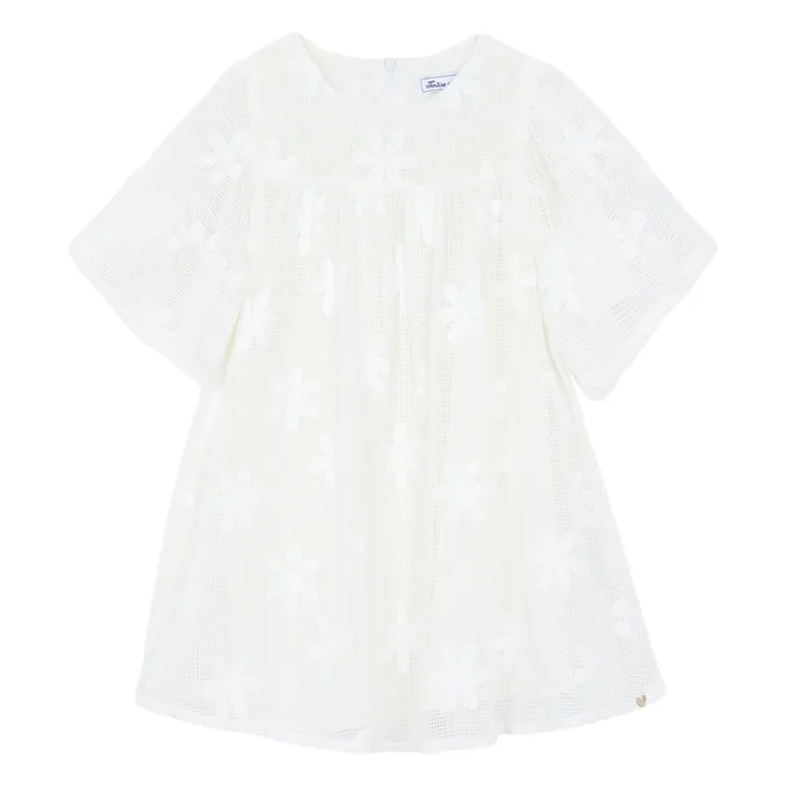 Robe Camomille Pointelle | Ecru- Image produit n°0
