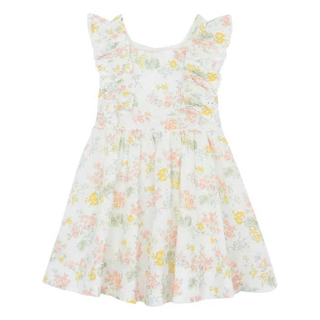 Ruffle dress | Ecru