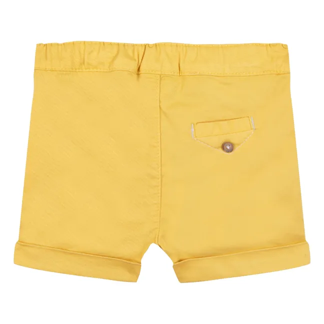Short Twill Shorts | Yellow