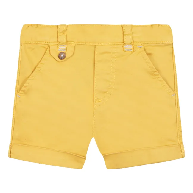 Short Twill Shorts | Yellow