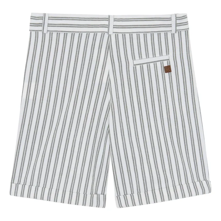 Short Rayé | Ecru- Image produit n°3