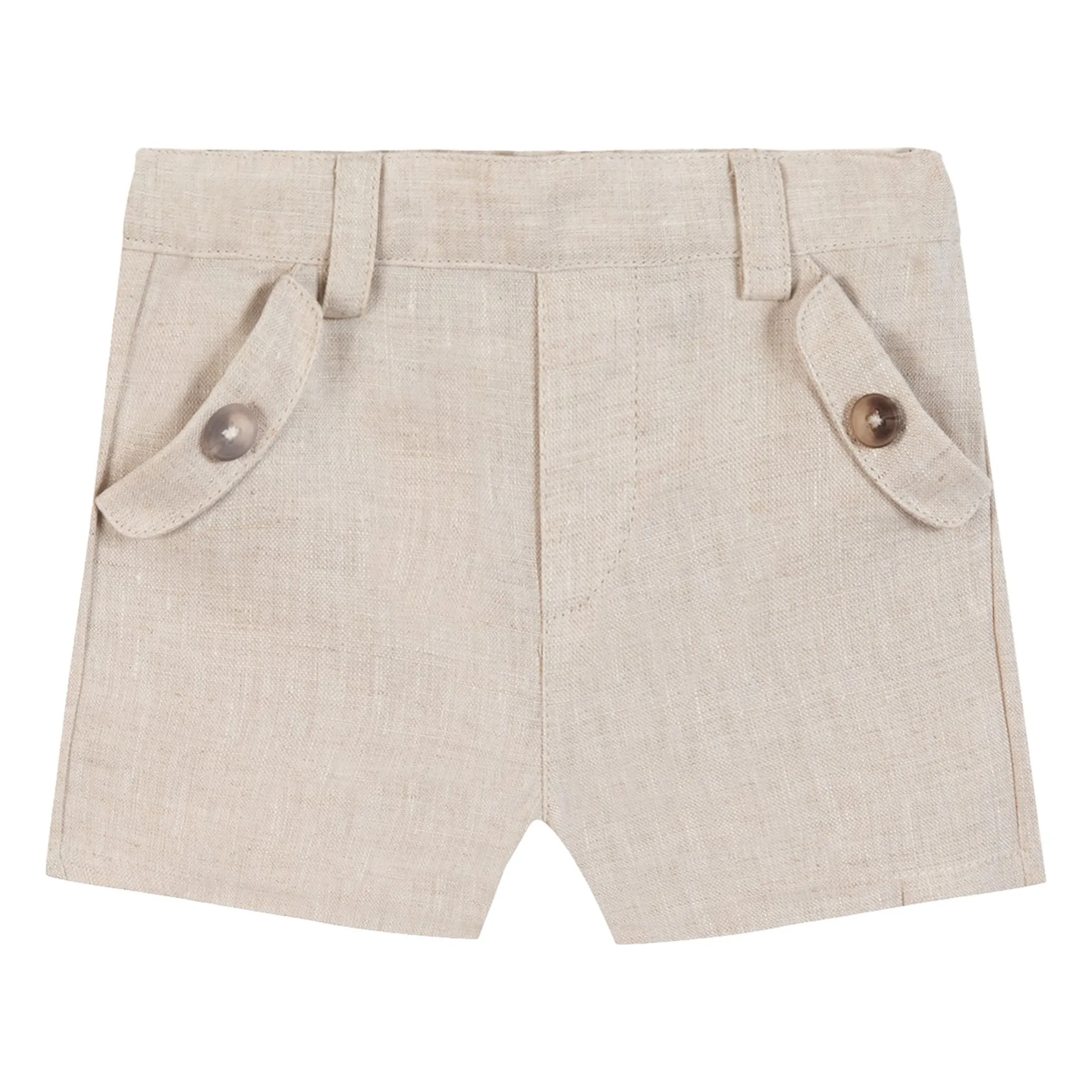 Tartine Et Chocolat Men's Sand Linen Shorts