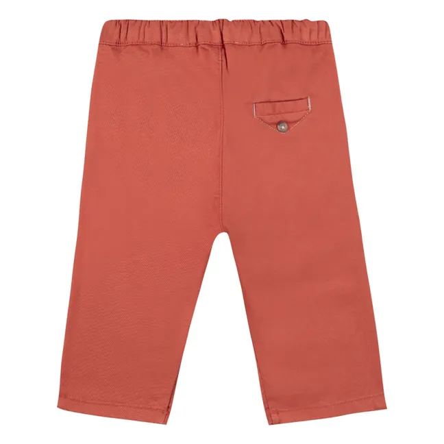 Pantalones de sarga | Naranja