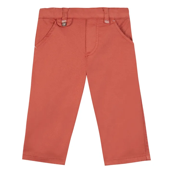 Pantalon Sergé | Orange- Image produit n°0
