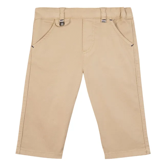 Twill pants | Beige