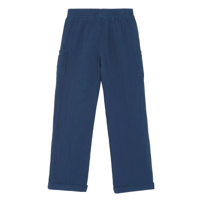 Pantalones rectos | Azul Marino