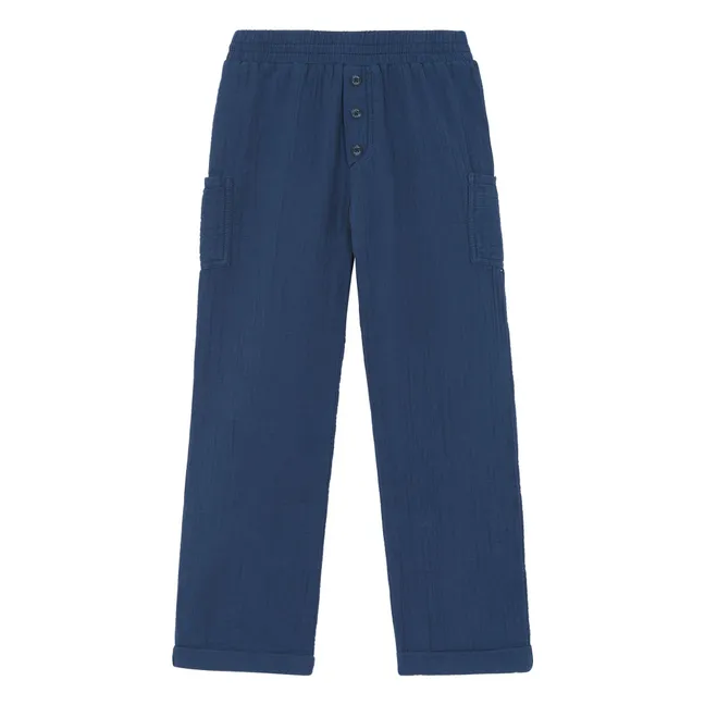 Pantalones rectos | Azul Marino