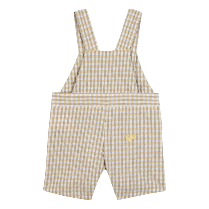 Salopette Vichy | Jaune- Image produit n°3