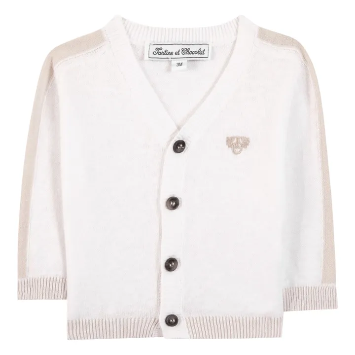 Stripe Vest | Ecru- Product image n°0