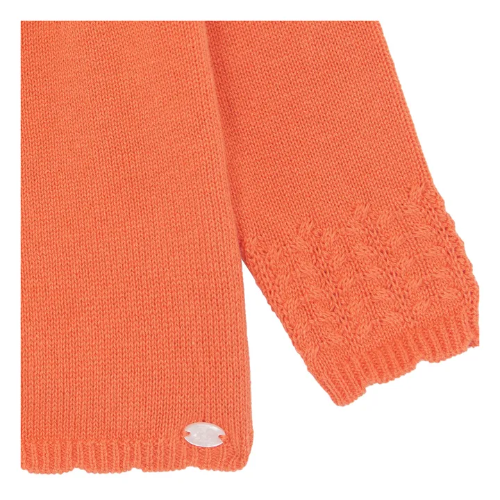 Gilet Maille | Corail- Image produit n°2