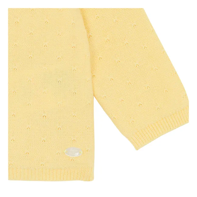 Gilet a punta | Giallo