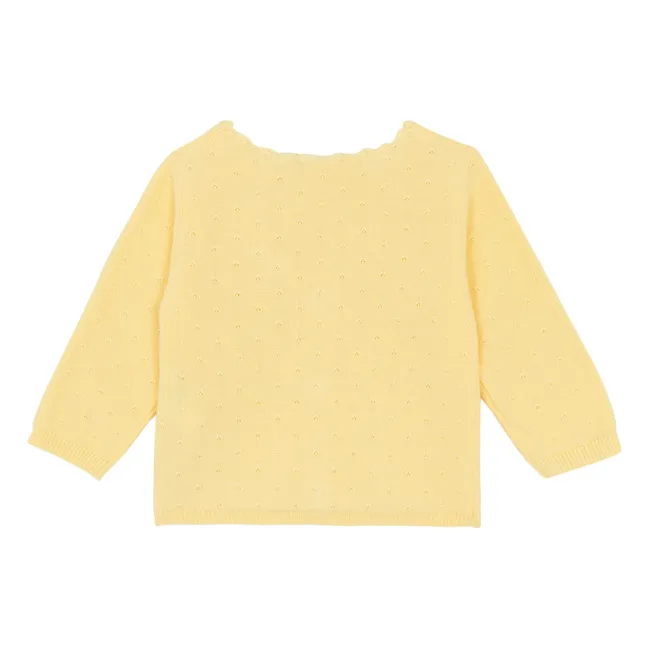 Gilet a punta | Giallo