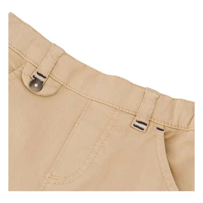 Pantaloni in twill | Beige