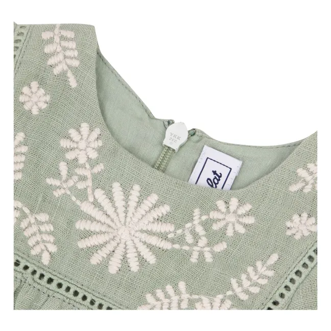 Vestido corto | Verde agua