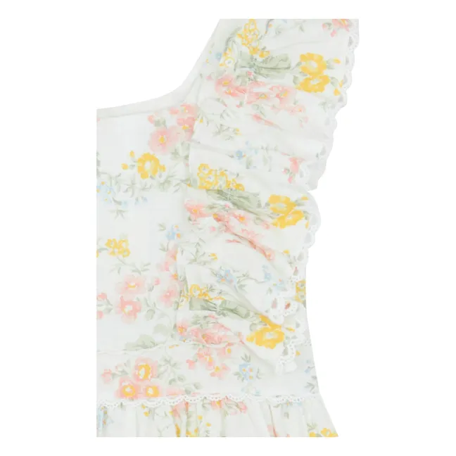 Ruffle dress | Ecru
