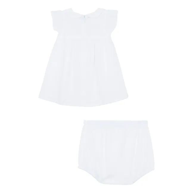 Set abito e fiore | Bianco