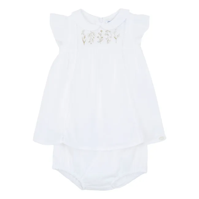 Set abito e fiore | Bianco