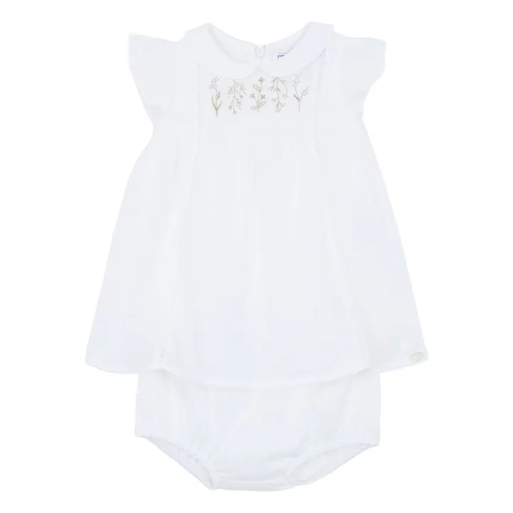 Dress and Bloomer set | White- Product image n°0