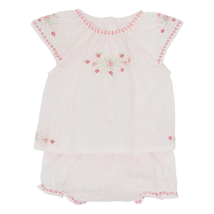 Ensembe Blouse et Bloomer  | Rose pâle- Image produit n°0
