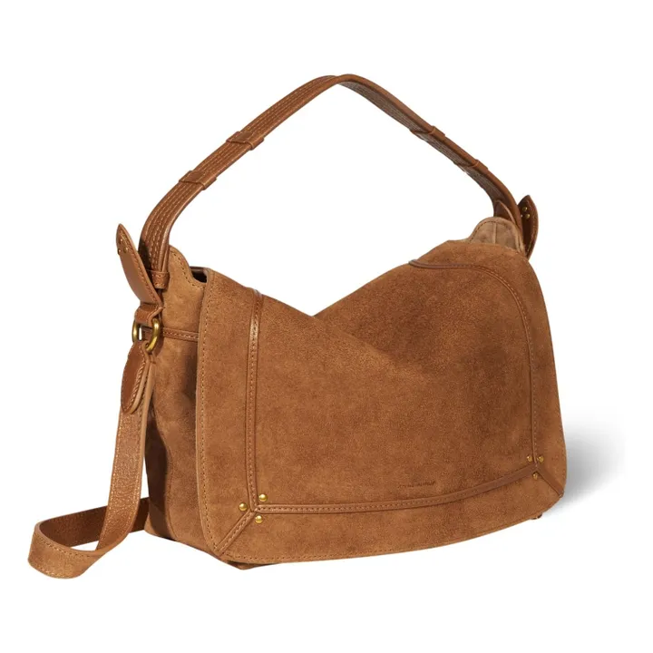 Pepito M Velvet crust bag | Tabacco- Product image n°1