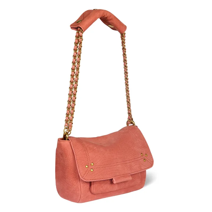 Bolso Lulu S Taurillon estampado cocodrilo | Terracotta- Imagen del producto n°5