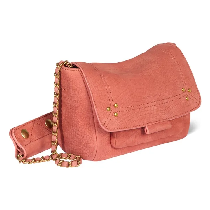 Bolso Lulu S Taurillon estampado cocodrilo | Terracotta- Imagen del producto n°3