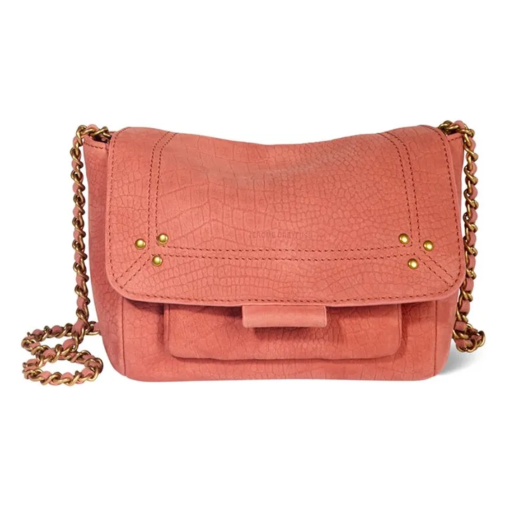 Bolso Lulu S Taurillon estampado cocodrilo | Terracotta- Imagen del producto n°0