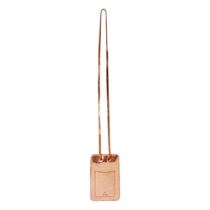 Funda de teléfono Chèvre Lamé | Oro rosado- Imagen del producto n°2