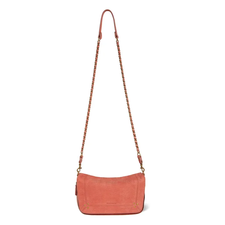 Bolso Bobi S Taurillon estampado cocodrilo | Terracotta- Imagen del producto n°5