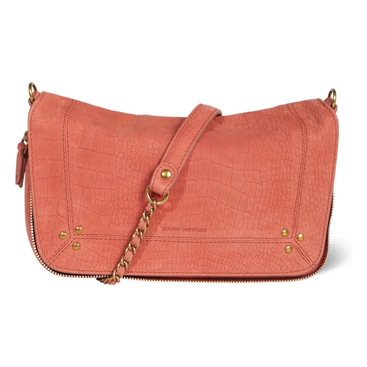 Bolso Bobi S Taurillon estampado cocodrilo | Terracotta- Imagen del producto n°4