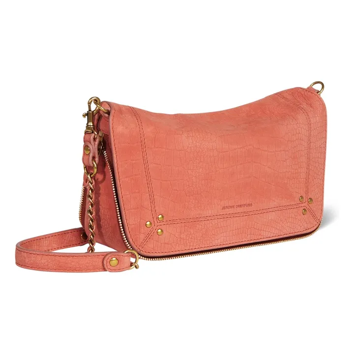 Bolso Bobi S Taurillon estampado cocodrilo | Terracotta- Imagen del producto n°3