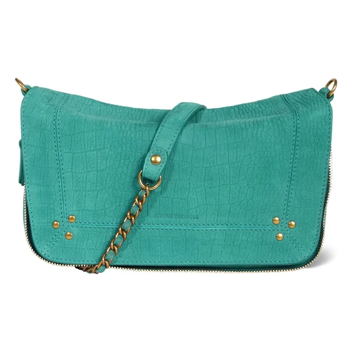 Bolso Bobi S Taurillon estampado cocodrilo | Turquoise- Imagen del producto n°4
