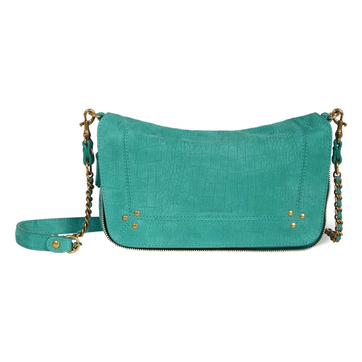 Bolso Bobi S Taurillon estampado cocodrilo | Turquoise- Imagen del producto n°0