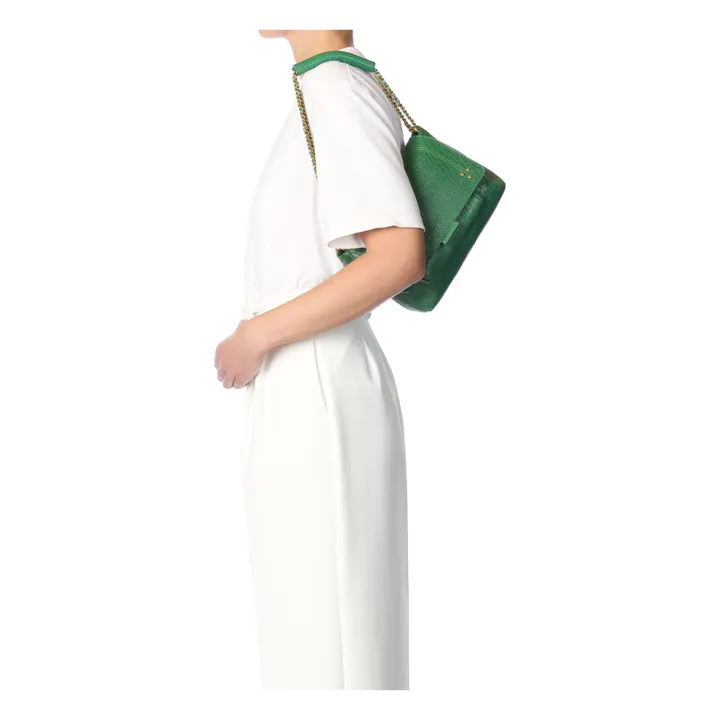 Borsa Lulu M Agnello | Verde- Immagine del prodotto n°2