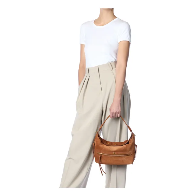 Lucky Bolso Hobo Terciopelo corteza | Caramelo